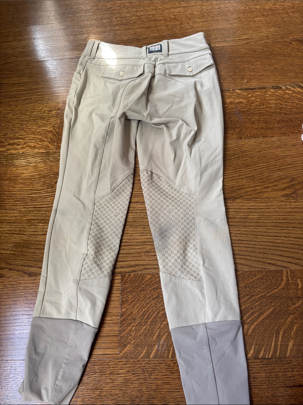 For Horses Womens Beige Riding Breeches - Picture 3 of 5